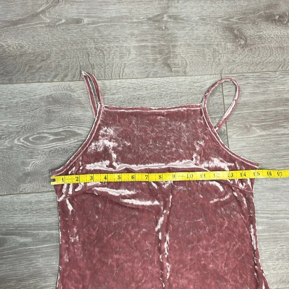 Forever 21 Velvet Dress Bundle of Long Sleeve  Sleeveless and Spaghetti Strap L - Picture 13 of 16